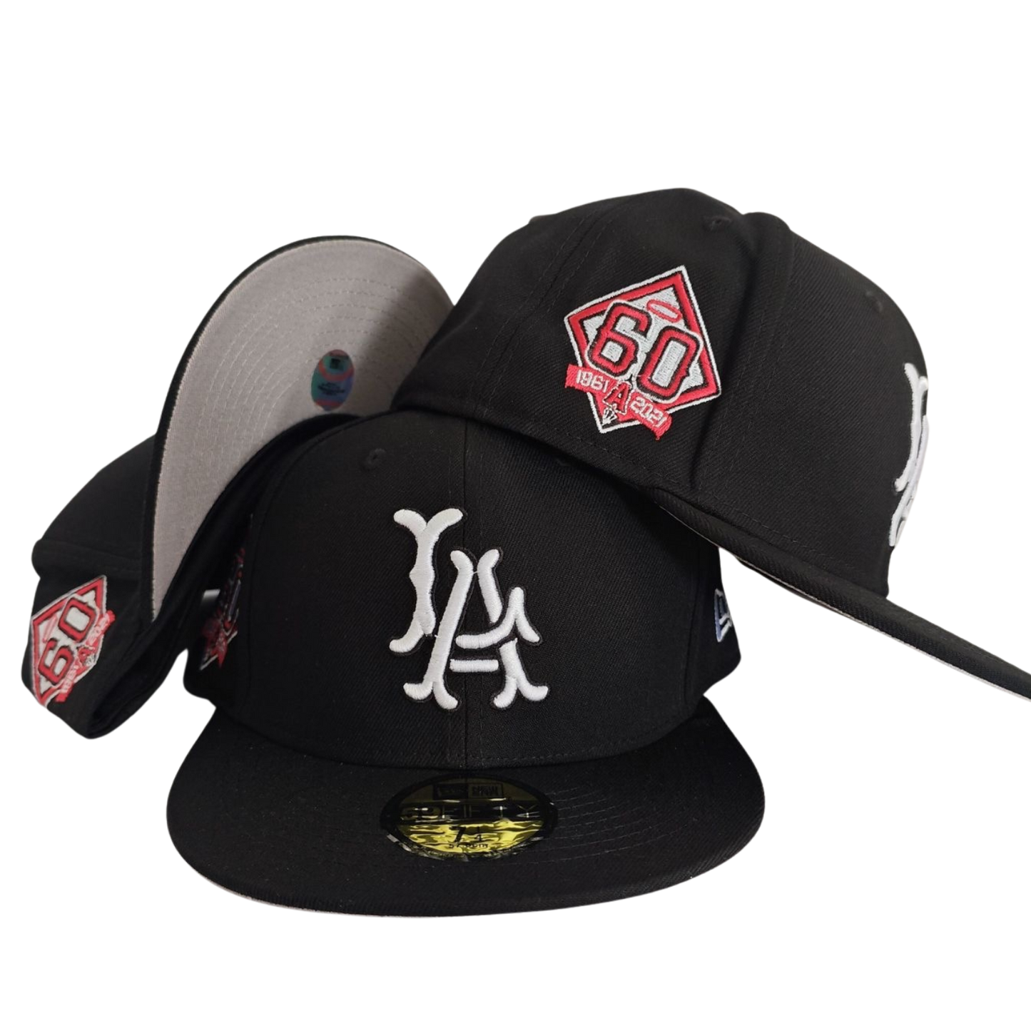 Cappellino New Era 59FIFTY – Los Angeles Dodgers 60th Anniversary – Black/White
