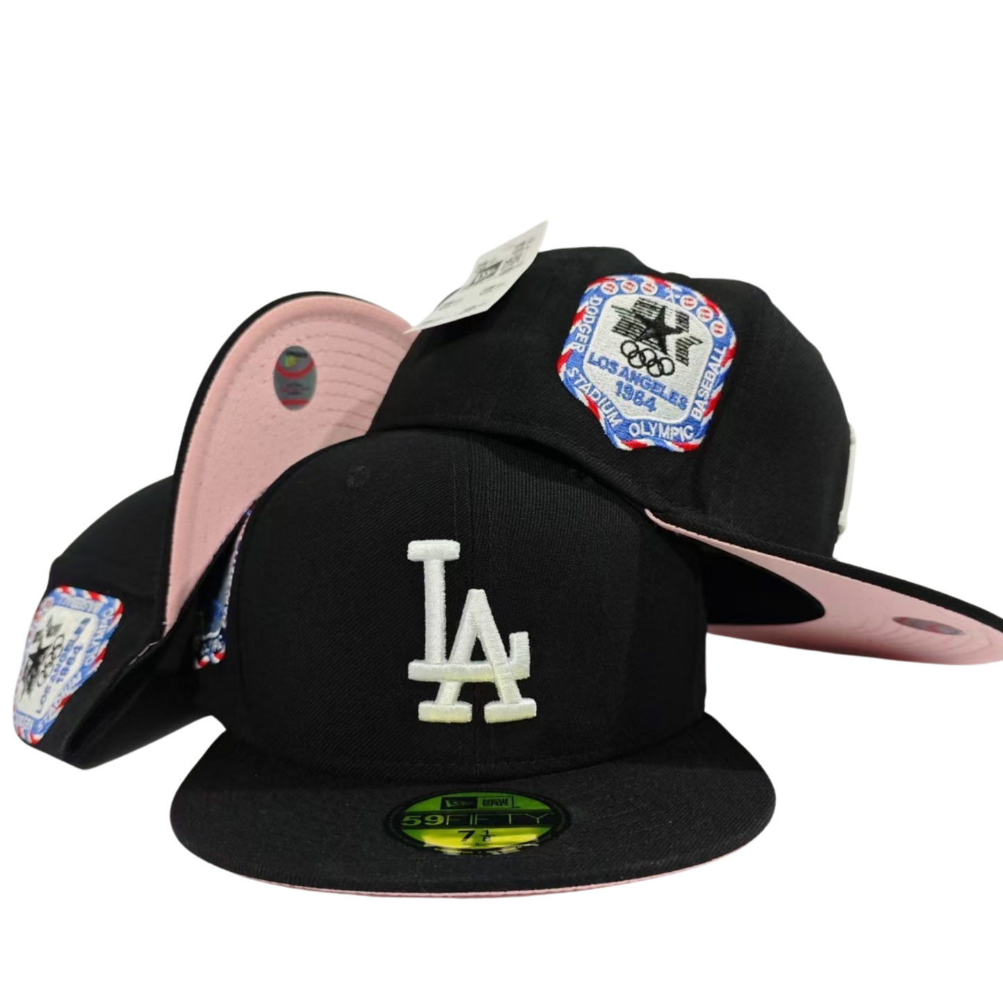 Cappellino New Era 59FIFTY – Los Angeles Dodgers 1984 Olympics Edition – Black/White/Pink