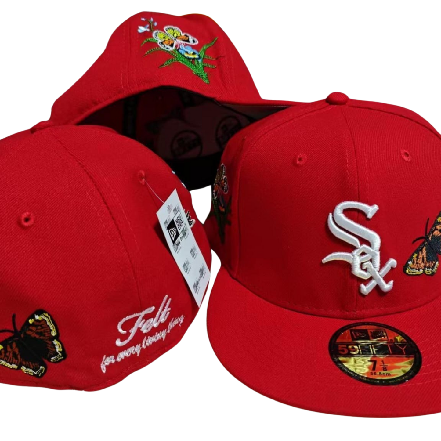 Cappellino New Era 59FIFTY – Chicago White Sox Butterfly Edition – Red/White/Multicolor