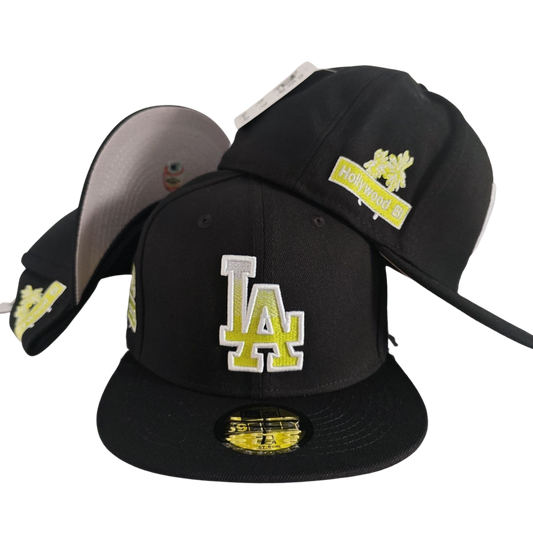 Cappellino New Era 59FIFTY – Los Angeles Dodgers “Hollywood” Edition – Black/Yellow