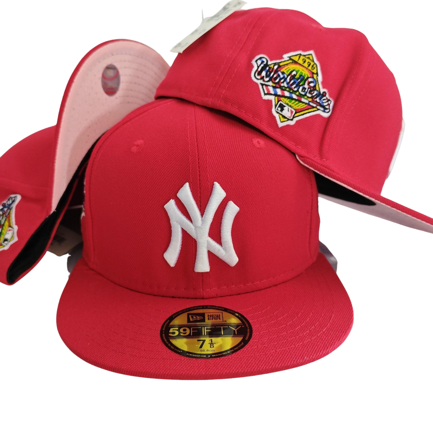 Cappellino New Era 59FIFTY – New York Yankees 1976 World Series Edition – Red/White