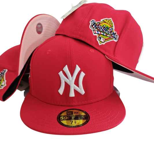Cappellino New Era 59FIFTY – New York Yankees 1976 World Series Edition – Red/White