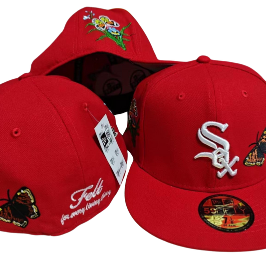 Cappellino New Era 59FIFTY – Chicago White Sox Butterfly Edition – Red/White/Multicolor